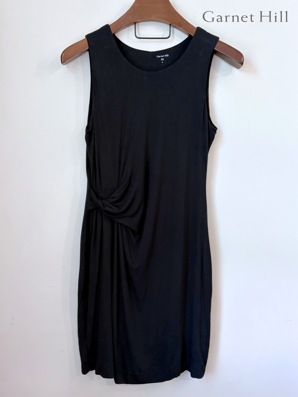 Garnet Hill Twist Front Jersey Dress